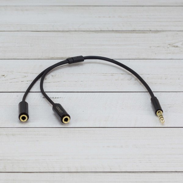 Гибкий разветвитель для наушников 3,5 джек (1)