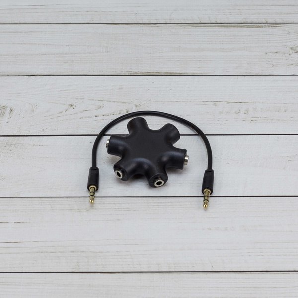 Разветвитель для наушников "снежинка" 3,5 джек (2)