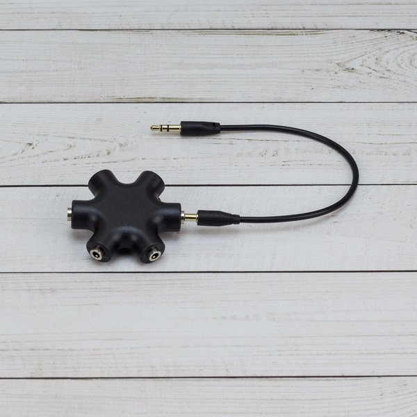 Разветвитель для наушников "снежинка" 3,5 джек (1)